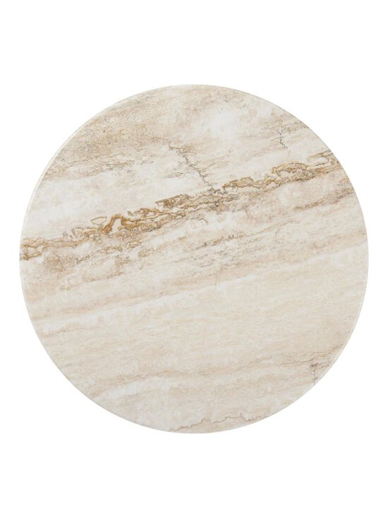 Gubi - IOI -sohvapöytä beige travertiini / musta ⌀ 70 cm - BEIGE | Stockmann - photo 2