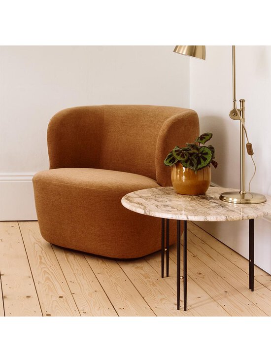 Gubi - IOI -sohvapöytä beige travertiini / musta ⌀ 70 cm - BEIGE | Stockmann - photo 4