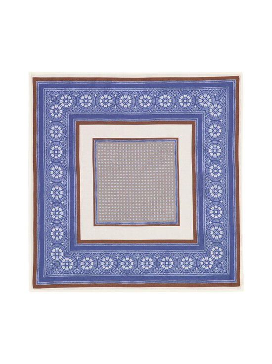 Stockholm Kravatt - Siidist taskurätik Wide Frame - 4 BLUE/BROWN | Stockmann - photo 1