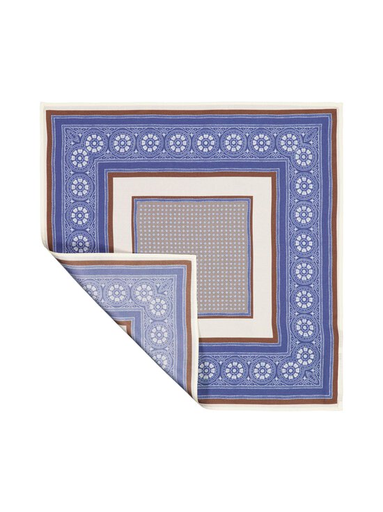 Stockholm Kravatt - Siidist taskurätik Wide Frame - 4 BLUE/BROWN | Stockmann - photo 2