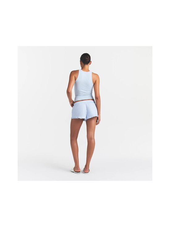 SKIMS - Lühikesed püksid Cotton Poplin Sleep Ruffle - MARINA MESH STRIPE | Stockmann - photo 4