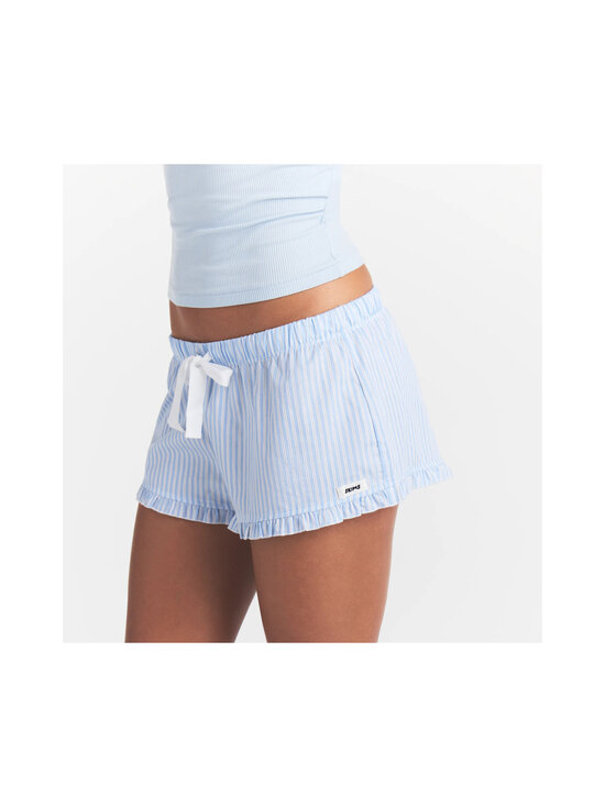 SKIMS - Lühikesed püksid Cotton Poplin Sleep Ruffle - MARINA MESH STRIPE | Stockmann - photo 5