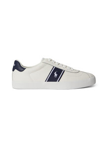 Polo Ralph Lauren - Court Low brīvā laika apavi - 003 DECKWASH WHITE/NAVY | Stockmann