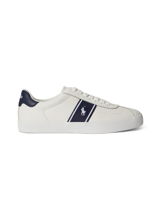 Polo Ralph Lauren - Court Low brīvā laika apavi - 003 DECKWASH WHITE/NAVY | Stockmann - photo 1