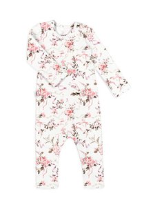 Gugguu - Baby Print Rib Full Bodysuit trikotāžas kombinezons - RIBBONFLOWER | Stockmann