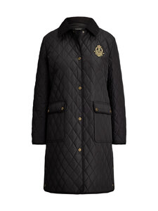 Lauren Ralph Lauren - Crest 3/4 Insulated  -tikkitakki - 001 BLACK | Stockmann