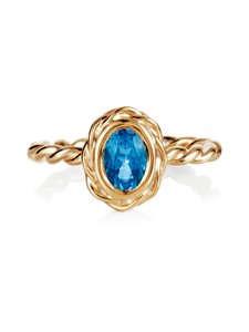 Efva Attling - Wrapped Colour Topaz -sormus - GOLD | Stockmann