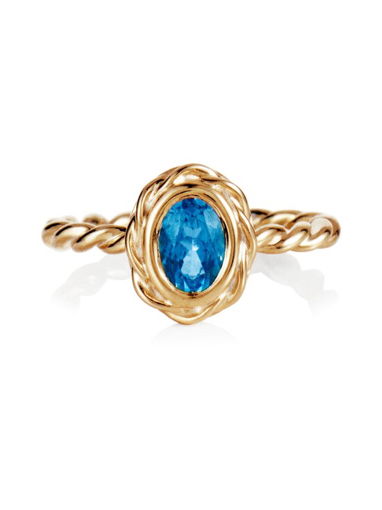 Wrapped Colour Topaz -sormus