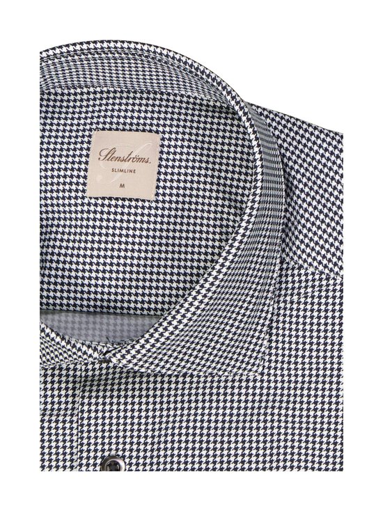 Stenströms - Slimline Hoondstooth Jersey krekls ar apkakli - BLACK CHECK - photo 2 Stenströms - Slimline Hoondstooth Jersey krekls ar apkakli - BLACK CHECK | Stockmann - photo 2
