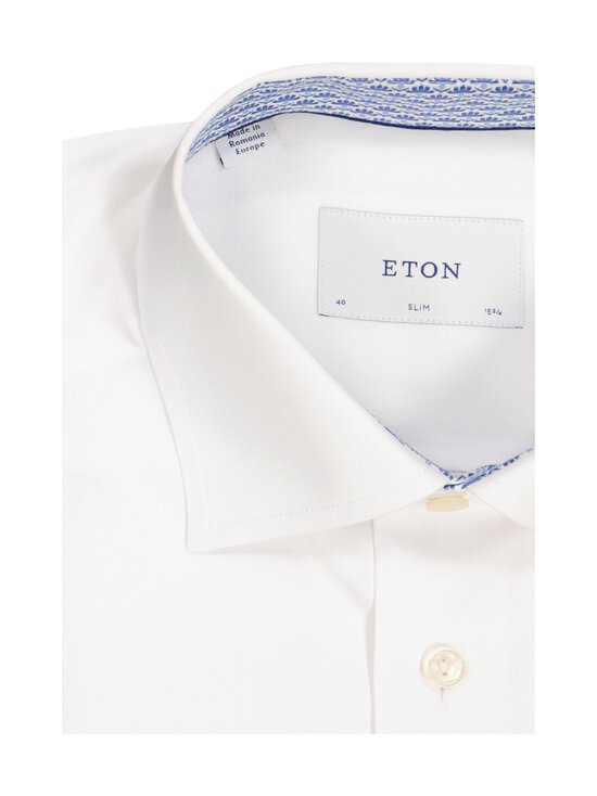 Eton - Slim Fit Floral Effect krekls ar apkakli - 00 WHITE | Stockmann - photo 2