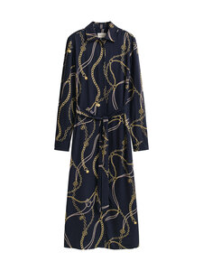 GANT - Printed Fluid -mekko - 433 EVENING BLUE | Stockmann