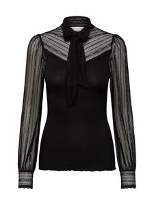 Rosemunde - RWBeatha Silk Full lace Bow LS T-shirt Rosemunde | Stockmann