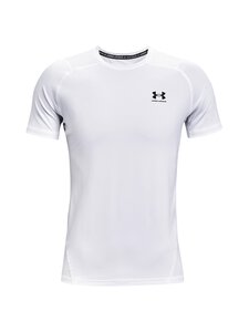 Under Armour - HG Armour Fitted -treenipaita - 100 WHITE | Stockmann