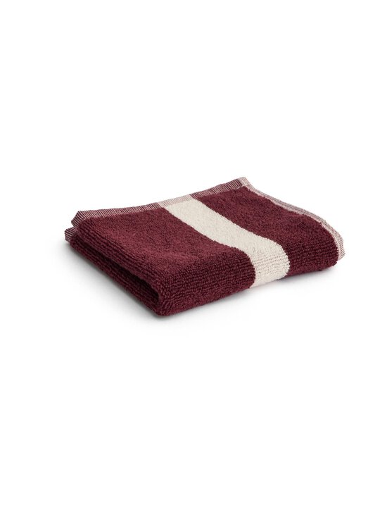 HAY - Stripe-pyyhe - BURGUNDY | Stockmann - photo 1
