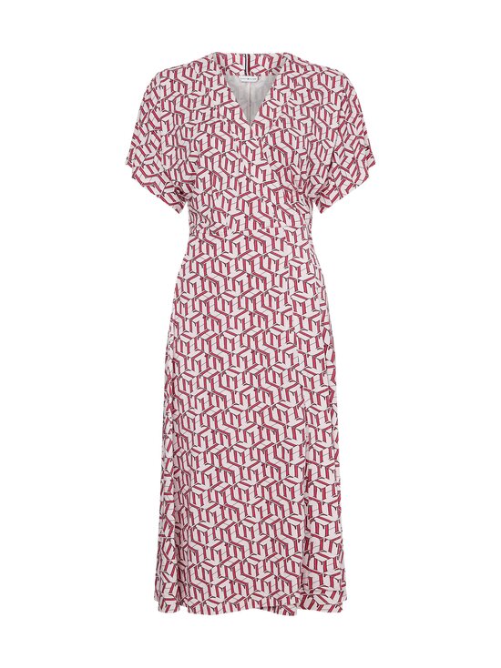 Midi Wrap Dress -mekko