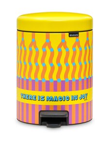 Brabantia - NewIcon Yinka Ilori Limited Edition atkritumu tvertne ar pedāli 5 l - YINKA ILORI | Stockmann