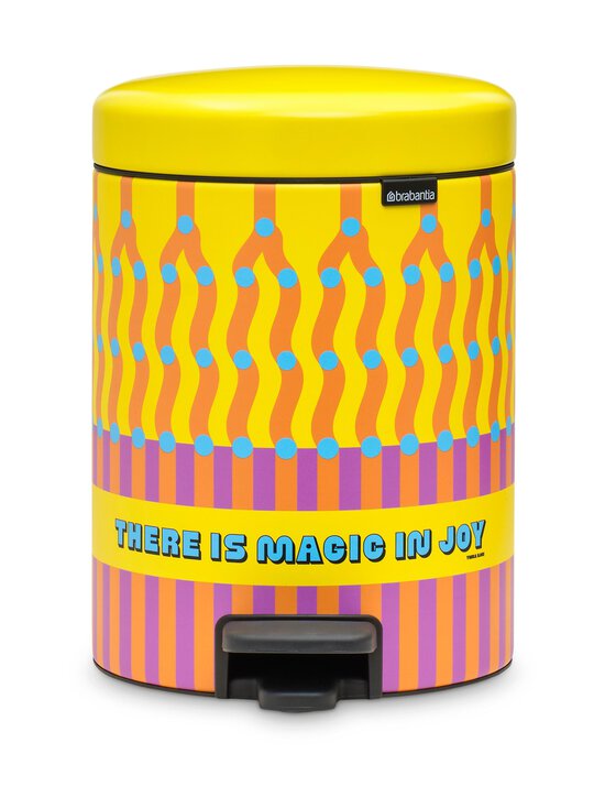 Brabantia - NewIcon Yinka Ilori Limited Edition atkritumu tvertne ar pedāli 5 l - YINKA ILORI | Stockmann - photo 1