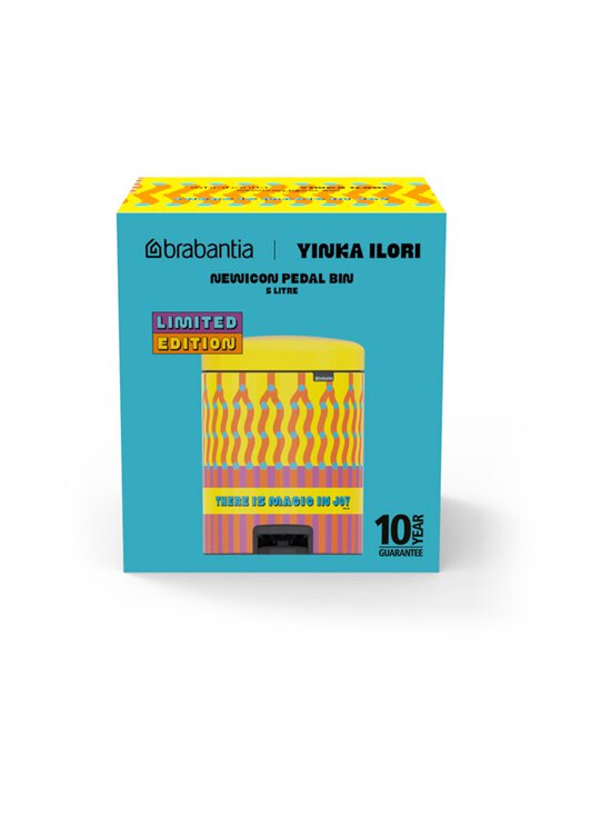 Brabantia - NewIcon Yinka Ilori Limited Edition atkritumu tvertne ar pedāli 5 l - YINKA ILORI | Stockmann - photo 7
