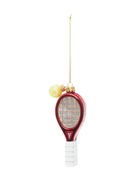 Casa Stockmann - Jõuluehe Glass Tennis Racket - RED | Stockmann - photo 1
