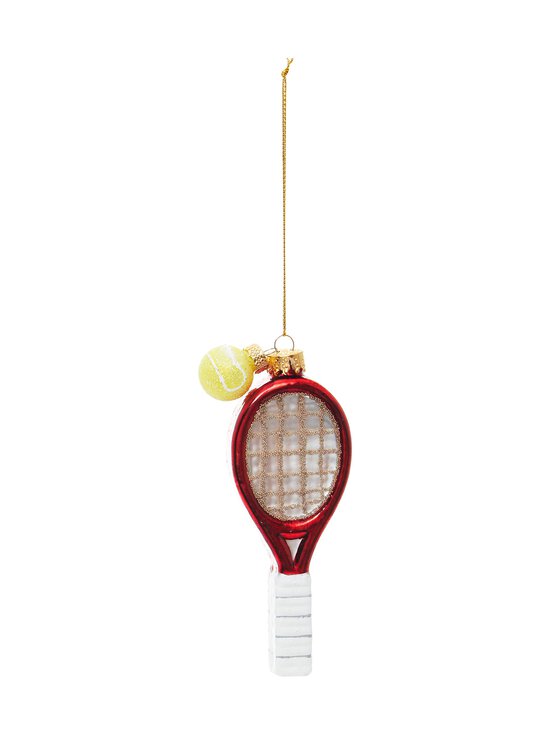 Casa Stockmann - Jõuluehe Glass Tennis Racket - RED | Stockmann - photo 2