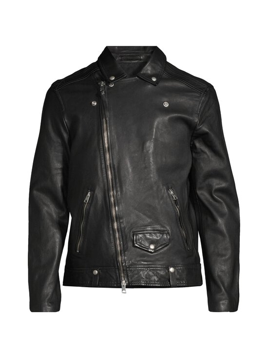 Allsaints - Milo Biker ādas jaka - BLACK | Stockmann - photo 1