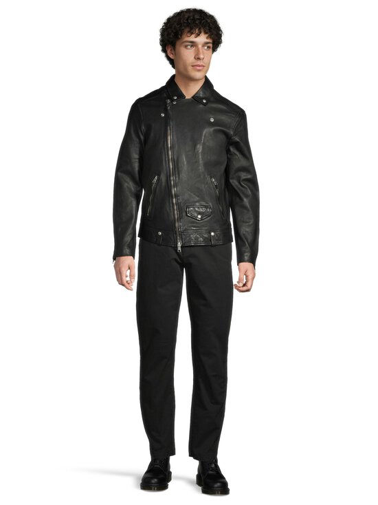Allsaints - Milo Biker ādas jaka - BLACK | Stockmann - photo 2