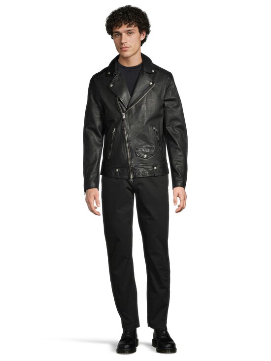 Allsaints - Milo Biker ādas jaka - BLACK | Stockmann - photo 4