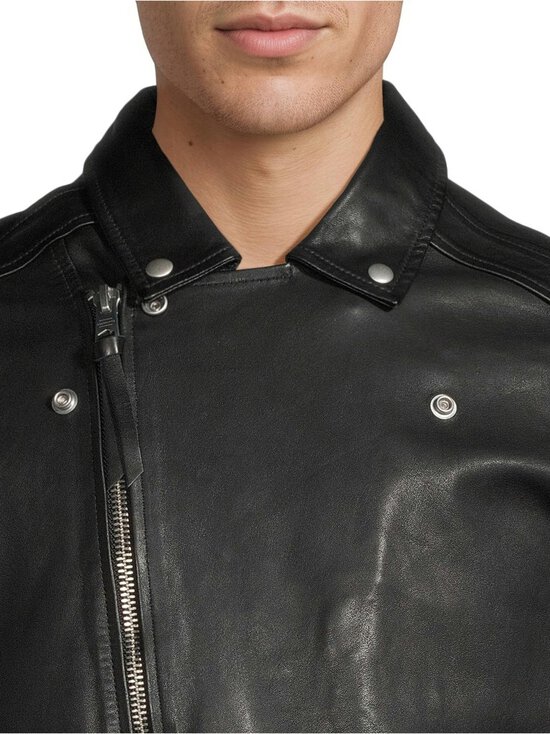 Allsaints - Milo Biker ādas jaka - BLACK | Stockmann - photo 5