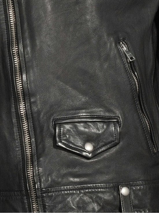 Allsaints - Milo Biker ādas jaka - BLACK | Stockmann - photo 6