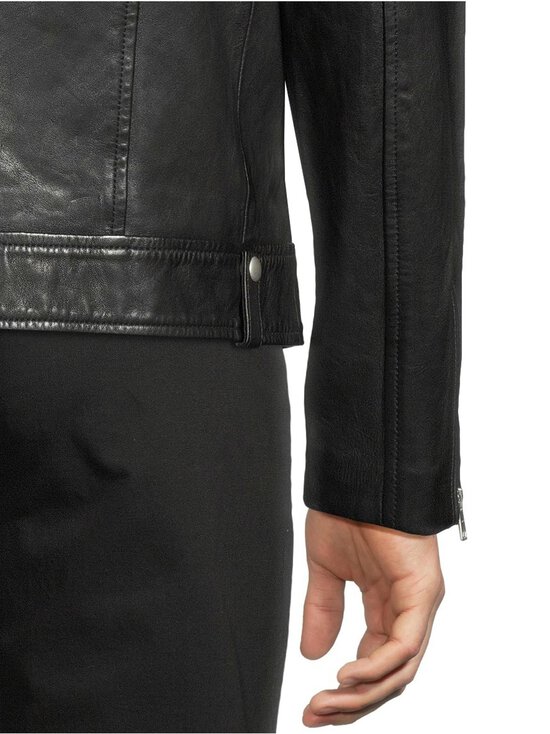 Allsaints - Milo Biker ādas jaka - BLACK | Stockmann - photo 7