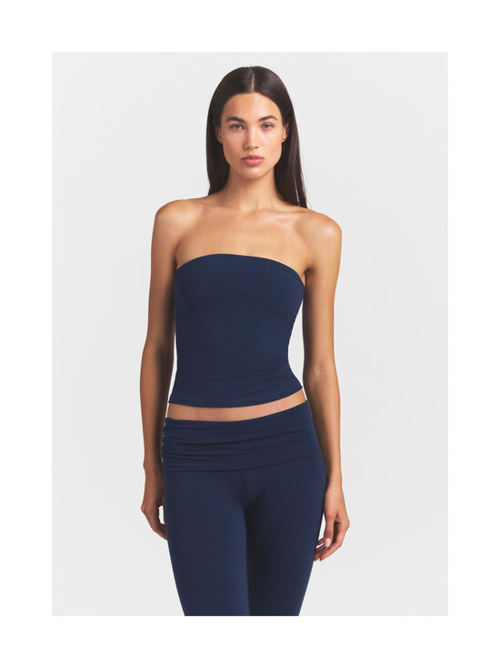 SKIMS - Cotton Jersey Foldover -housut - NAVY | Stockmann - photo 4