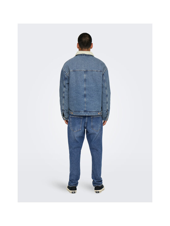 Only & Sons - OnsWilson Sherpa jaka - DARK BLUE DENIM DETAIL:TINTED | Stockmann - photo 3