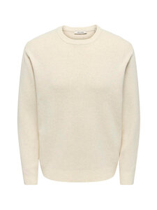 Only & Sons - OnsTing Relaxed -neule - GARDENIA | Stockmann
