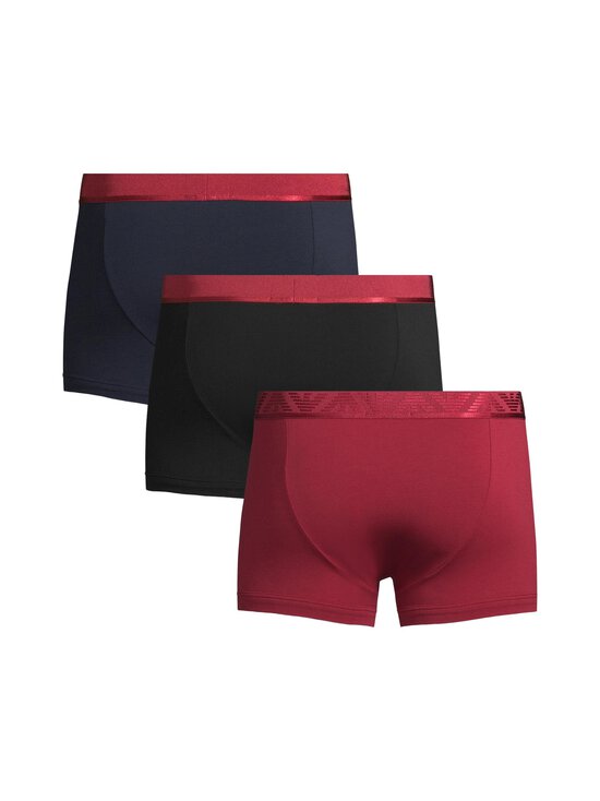 Emporio Armani - Trunk-alushousut 3-pack - M5058 RHUBARB/BLACK/AR.BLU - photo 2 Emporio Armani - Trunk-alushousut 3-pack - M5058 RHUBARB/BLACK/AR.BLU | Stockmann - photo 2