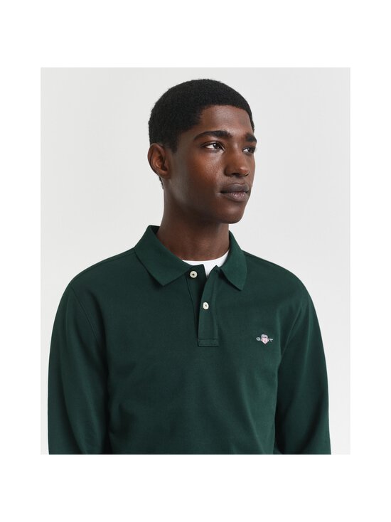 GANT - Pikkade varrukatega polosärk - 373 DEEP FOREST GREEN | Stockmann - photo 4