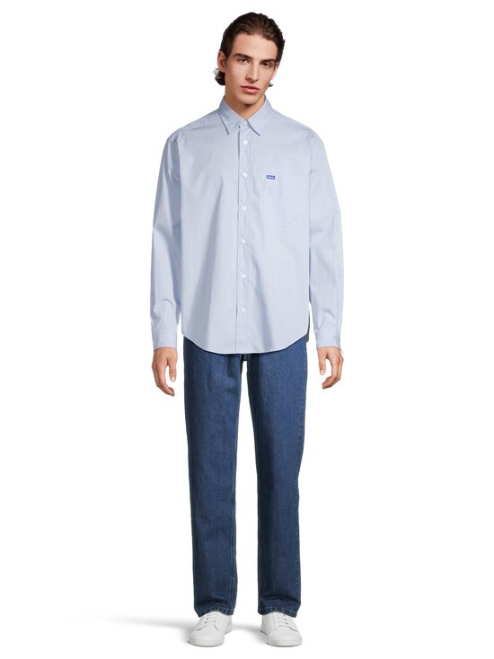 HUGO - Ebalto-kauluspaita - 460 OPEN BLUE | Stockmann - photo 2