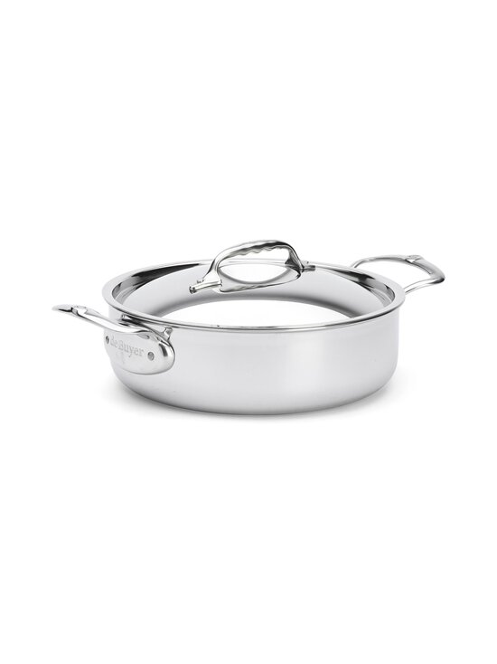 De Buyer - Affinity sautēšanas panna + vāks 24 cm - STEEL | Stockmann - photo 1