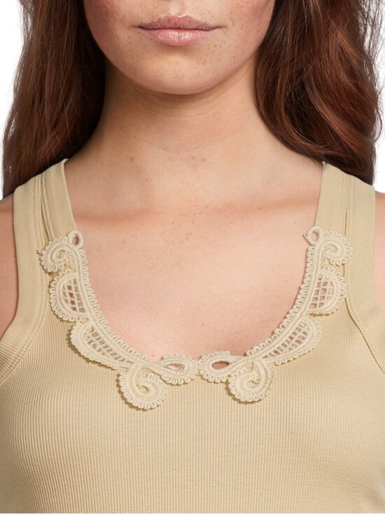 IVY OAK - Fatima jersey -pitsisomisteinen ribbitoppi - BE458 WOOD PULP | Stockmann - photo 4