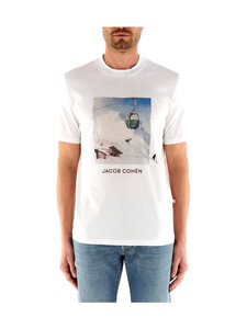 Jacob Cohen - Print t-paita - OPTICAL WHITE | Stockmann