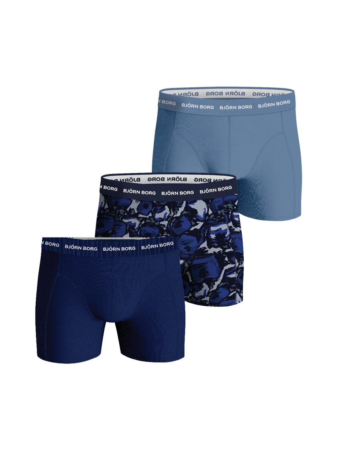 Cotton Stretch -bokserialushousut 3-pack