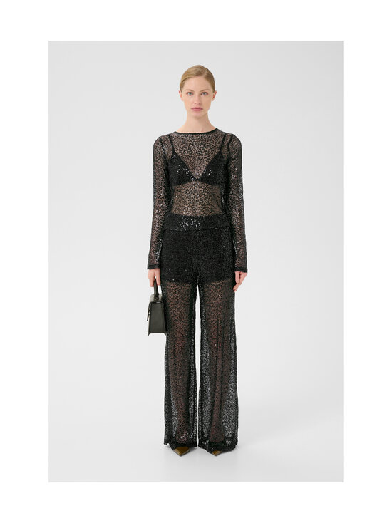 Gestuz - Gzsaina caurspīdīgs krekls - 100 BLACK | Stockmann - photo 4