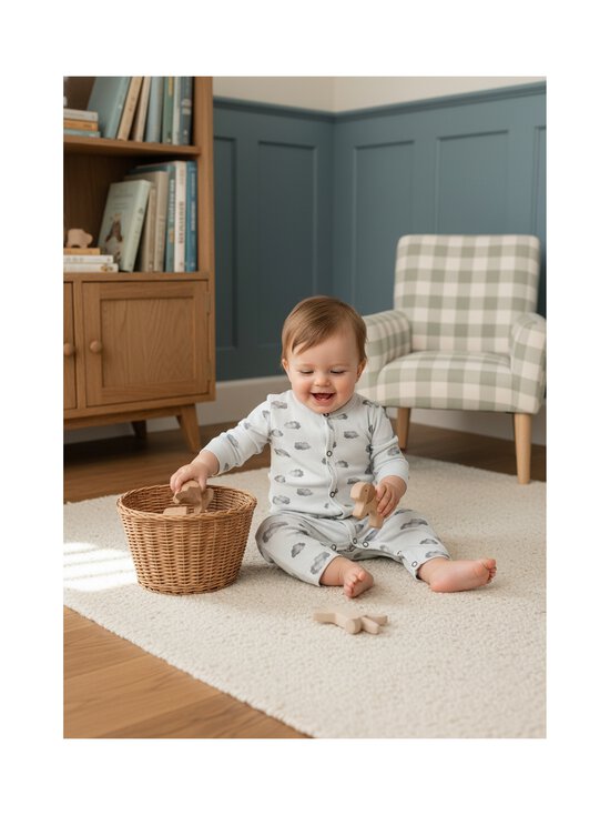Lil' Atelier - NbmGio Cloud Print rāpulītis - GLACIER GRAY AOP:CLOUD | Stockmann - photo 4