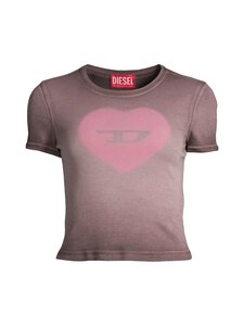 Diesel - Flexible Ribbed t-paita - 7FG CHICORY COFFEE | Stockmann