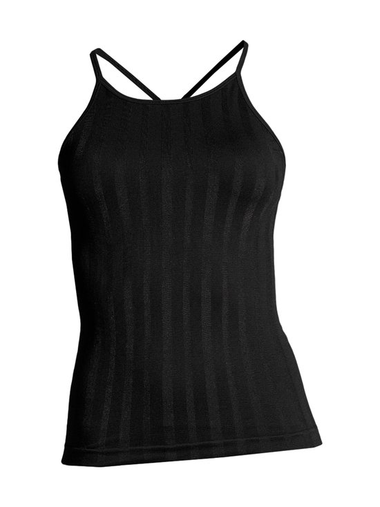 Shiny Matte Seamless Strap Tank -treenitoppi