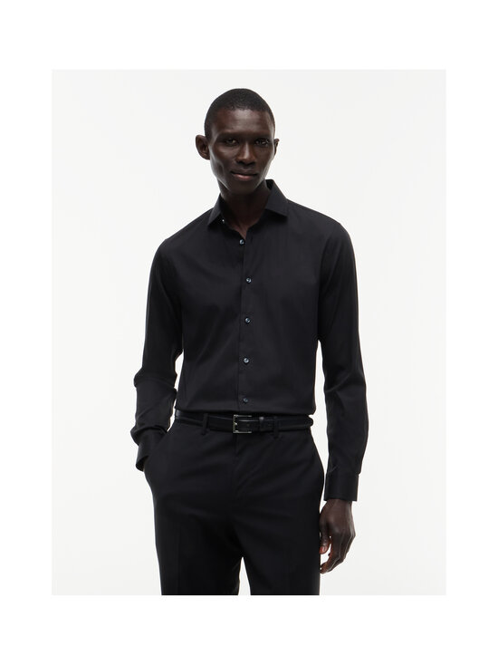 Tommy Hilfiger - NY Flex Collar Solid -kauluspaita - BDS BLACK | Stockmann - photo 2
