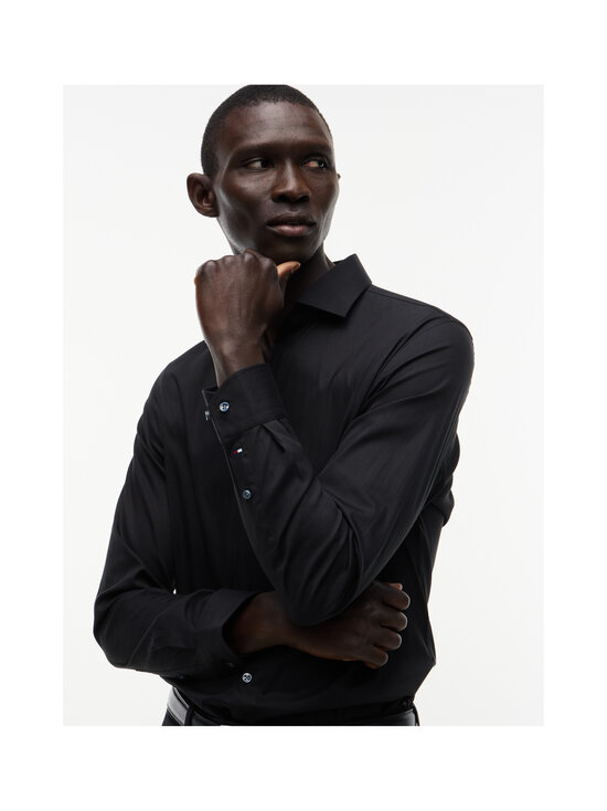 Tommy Hilfiger - NY Flex Collar Solid -kauluspaita - BDS BLACK | Stockmann - photo 5