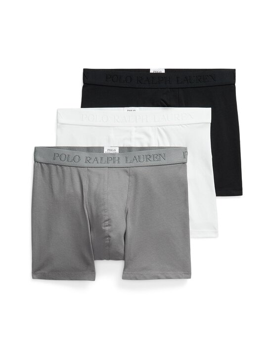 Polo Ralph Lauren - Boxer Brief bokerseršorti 3-gab. - 3PK BLACK/PERF GREY/WHITE | Stockmann - photo 1