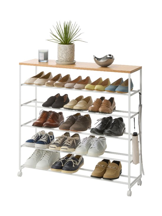 Yamazaki - Tower 5-Tiered Shoe Rack -kenkähylly 90,5 x 26 x 87 cm - WHITE | Stockmann - photo 2