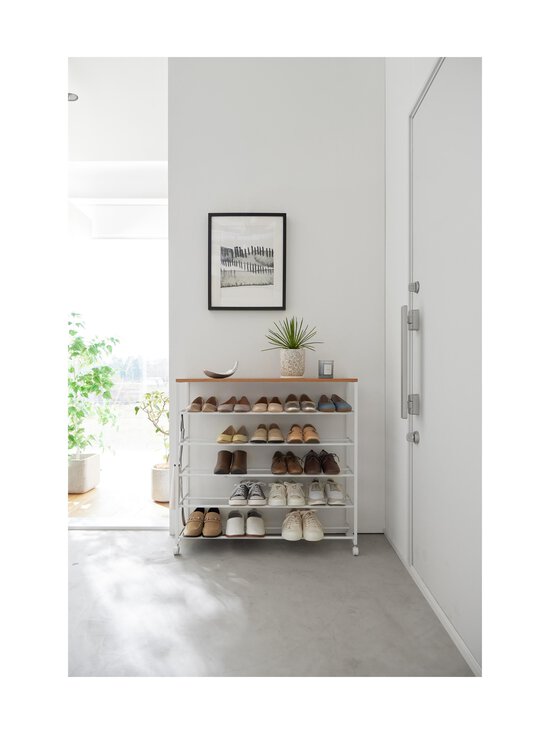 Yamazaki - Tower 5-Tiered Shoe Rack -kenkähylly 90,5 x 26 x 87 cm - WHITE | Stockmann - photo 3