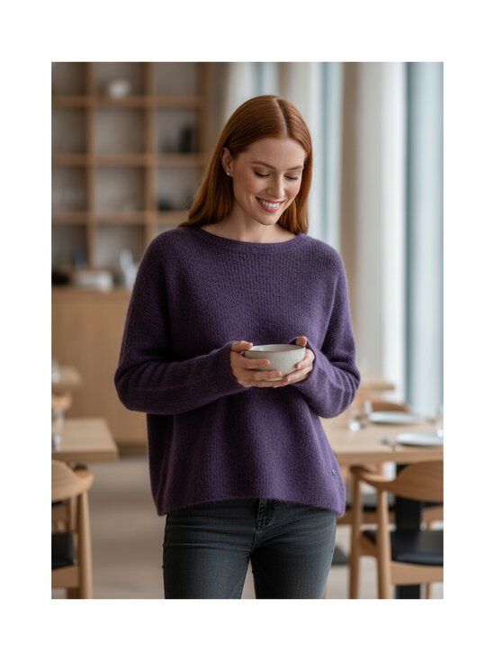 MOS MOSH - MMThora V-Neck -neule - 292 SWEET GRAPE | Stockmann - photo 3
